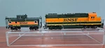 Ho Athearn Bnsf # 2257 Locomotive With Matching Caboose. Fixed Price $69.99.
