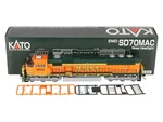 Kato 37-6451 Ho Bnsf Heritage Ii Emd SD70MAC Diesel Locomotive #8802 Ex/box. Fixed Price $140.99.