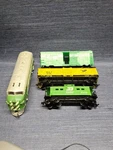 Ho Scale Life Like Burlington F7 Diesel Locomotive 9790 W/ Caboose & Stock Cars. Fixed Price $39.95.