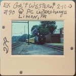Great Western 90 Steam Locomotive Limon Pa Penn Central 35MM Color Slide. Fixed Price $7.99.