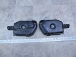 1974 Honda CB200 Twin H2046) Left And Right Air Box Filter Housing Set. Fixed Price $98.00.