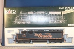 Jp Ho Kato Emd 37-1743 SD45 Locomotive Denver Rio Grande Western D&rg #5336 Dc. Fixed Price $104.04.