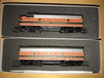 Bachmann Plus Ho Great Northern 316A Emd F7A 11207 & F7B 313B 11209 Untested. Fixed Price $90.00.