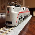 Tyco Locomotive With Operating Headlight KIT#251-018 GG-1 Electric-penna Silver. Fixed Price $64.00.