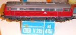 Roco 4151 H0 Diesel Br 215 031-6 Red Db Epoch Very Good, Bw K Ln-nippes. Fixed Price $134.59.