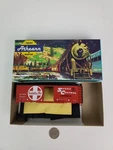 Trains Athearn 1221 40 Ft Box Car Santa Fe Shock Steel And Wood. Fixed Price $26.99.