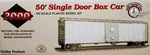 Proto 2000 #54251 50' Single Door Box Car #21058 Cb&q "burlington Route" Kit Ho. Fixed Price $19.50.