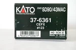 Ho Scale---cefx Emd SD90/43MAC No 123----KATO Model. Fixed Price $154.32.