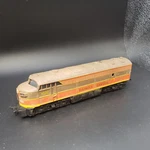 Ho Ahm Mehano Illinois Central #4022 C- Liner Engine ,weathered, Powered, Runs. Fixed Price $30.00.