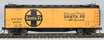 Intermountain 46111-21 Ho Santa Fe Ship & Travel Large Herald Refrigerator Car. Fixed Price $42.79.