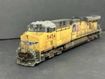 Custom Weathered Ho Scale Athearn Genesis Union Pacific ES44AC TSUNAMI2. Fixed Price $450.00.