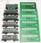 Kleinbahn Ho 1:87 Bb E-1280 Electric Locomotive + 5X Passenger Wagon Set Mib!. Fixed Price $289.99.