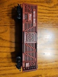 Ho Scale Ahm 40' Stock Car, Nickel Plate Road, Brown, #50491 Built **. Fixed Price $25.00.