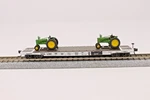 Scale Athearn 10439 53' Flat Car W/ John Deere Tractors Soo Line 5952. Fixed Price $89.89.