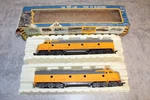 Vintage Ahm Ho Scale Pair Diesel Engine And Dummy Union Pacific Running 5125. Fixed Price $40.00.
