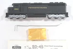 Ho Athearn Pennsylvania Railroad SD45 Dummy Diesel Locomotive #8962 New Kit. Fixed Price $34.99.