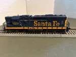 Tested: Ho Vtg Atlas Santa Fe SD24 High-nose #4662 Diesel Locomotive (26-719). Fixed Price $27.95.