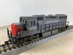 Atlas 7037 Cotton Belt GP-40 Diesel #7602, Ho Scale. Fixed Price $50.00.