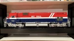 Bowser Emd SD40-2 Bc Rail #722 R-w-b Hockey Stick Dcc&sound New. Fixed Price $245.00.