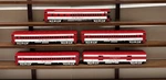 Scale 3 Rail MT-4016 Mth Frisco Texas Special 5 Car Madison Passenger Set. Fixed Price $699.95.
