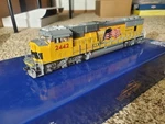 Ho Scale Athearn Genesis SD60M Ltex 2442 Custom Work Dcc And Tsunami Sound. Fixed Price $250.00.