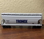 Scale Atlas Trainman Centerflow Covered Hopper Tronox Tnox 2150. Fixed Price $15.92.