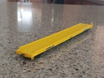 Walters- Ho 75' Tofc Flat Car Attx #470536 Item# 932-3958. Fixed Price $8.00.