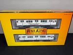 Mth Rail King 30-2372-3 Mta World's Fair R-12, 2-CAR Non Powered Subway Set. Fixed Price $399.99.