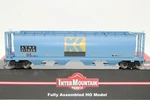 Intermountain Atsf Santa Fe Ex Koppel Cylindrical Covered Hopper Car #317628. Fixed Price $54.00.