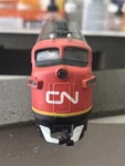 Bachmann F7 #9162 Canadian National Railway - Zebra Markings Lighted. Fixed Price $66.45.
