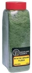 Woodland Scenics 636 Static Grass Flock Dark Green 32 Oz Shaker - Nib. Fixed Price $12.85.