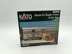 Kato Santa Fe Super Chief 4 Car Passenger Set B Train 106-6002. Fixed Price $200.00.