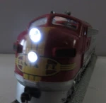 Stewart/kato Ho Atsf Warbonnet F7A Dc/dcc, Directional Led Light, Kadee Couplers. Fixed Price $114.50.