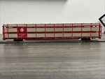 Overland Models Ho Brass OMI-1395 Tri-level Auto Rack Atsf #84344 *custom Paint. Fixed Price $388.99.