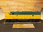 Ho Athearn Emd FP7 C&nw 4072-A Tested Knuckle Rear, No Front Coupler (R041909). Fixed Price $21.84.