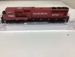 Athearn Genesis #G71122 Ho Scale Emd Leasing SD70M RD.#7024. Fixed Price $194.95.