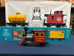 Lgb Lake George & Boulder Rocky 0-4-0 Steam Engine Freight Set 92760. Fixed Price $249.99.