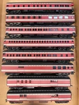 Ihc Ho Scale Seaboard "orange Blossom Special" 8 Cars, Rapido Couplers, No Boxes. Fixed Price $190.00.
