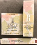 Clinique 3-PIECE Makeup Set Nib True Highlight + Foundation Lip Liner. Fixed Price $33.00.