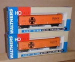 : Walther Ho Trains .. Lot Of (2) "santa Rea Express Reefers" Boxed #932-6248. Fixed Price $34.99.