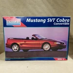 New - Monogram Mustang Svt Cobra Convertible 1/25 Scale Model Kit 1996. Fixed Price $14.99.