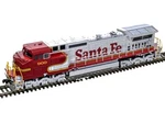 Atlas Ho Scale Master Silver Ge Dash 8-40CW Standard Dc Santa Fe #900. Fixed Price $167.44.