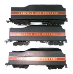 (3) Ho Gauge Bachmann Norfolk & Western Tenders (lot 6578). Fixed Price $45.00.