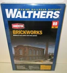 Walthers Cornerstone Ho Scale Building Brickworks #933-4102 Nib. Fixed Price $49.98.