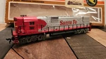 Tyco Santa Fe Ho Scale Alco Super 630 #1102 Powered Locomotive Directional Light. Fixed Price $56.85.