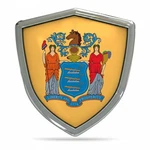 New Jersey Sticker Emblem 3D Resin Domed Nj Flag Car Usa Decals Badge Gel. Fixed Price $11.19.