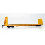Rapido Ho Marine Industries 66' Bulkhead Flatcar Ontario Northland 147007-10535. Fixed Price $49.99.