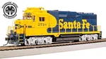 Broadway Ltd 7561 Ho Scale Atsf Emd GP30 Blue Warbonnet Diesel Locomotive #2723. Fixed Price $350.00.