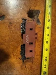 A.t.&s.f. 1956 Revell 4060-003 Brown Caboose Ho Scale Model Railroad Plastic. Fixed Price $29.99.