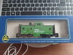 Ahm Ho Burlington Northern Extended Vision Caboose #11445 Vintage. Fixed Price $12.00.